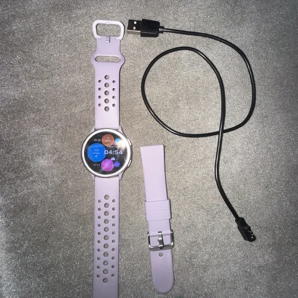 Lavender Smartwatch with Extra Strap - Picture 1 of 6